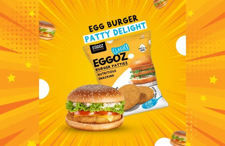 Cheesy Egg Burger Delight: A Recipe with Eggoz Egg Burger Patty
