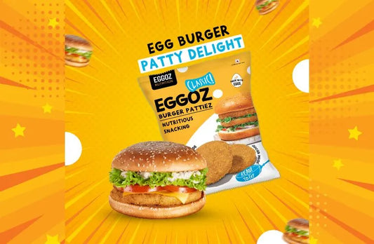 Cheesy Egg Burger Delight: A Recipe with Eggoz Egg Burger Patty