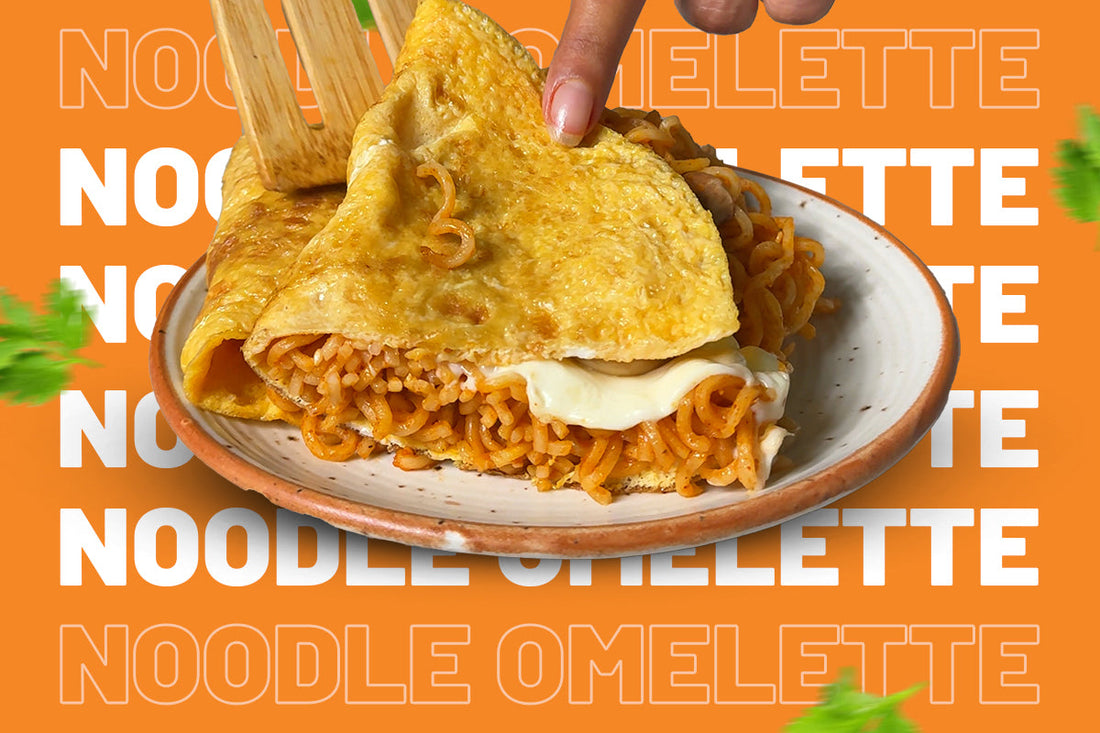 Noodles + Omelette = Best Midnight Snack๐ฅ