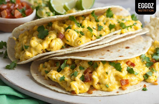 🍳Try this Scrambled Egg Tacos Recipe for nutritious and tasty breakfast🌮