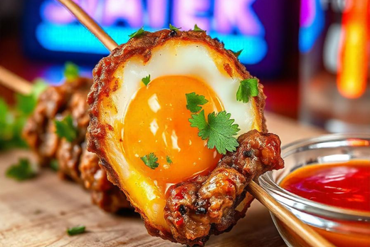 Crispy Egg Kebab Recipe at Home