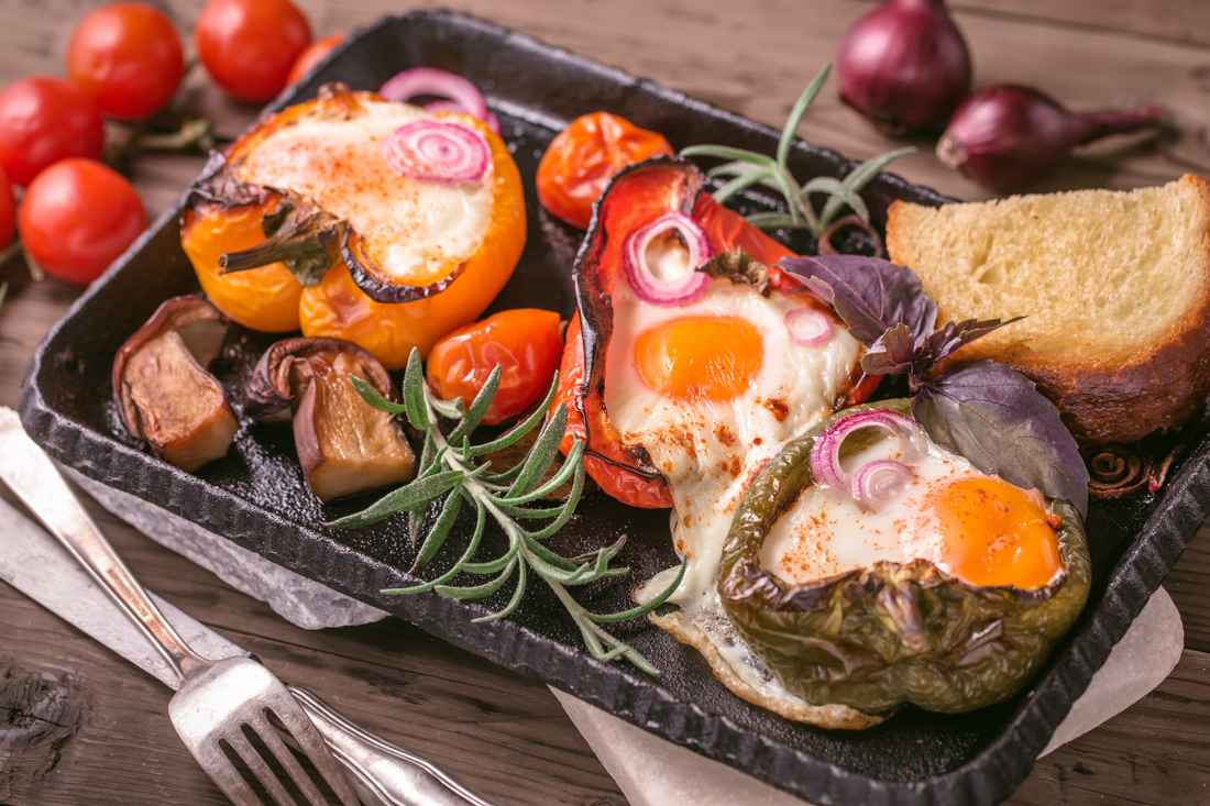 Egg-Stuffed Bell Peppers