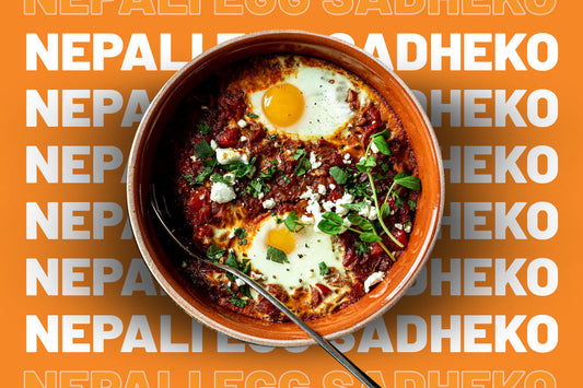 Nepali Egg Sadheko Recipe