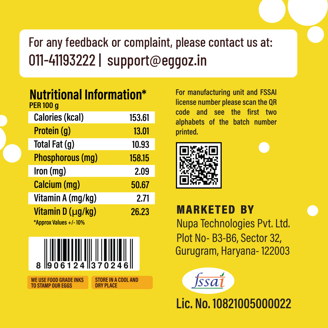 Eggoz Nutrition White Eggs