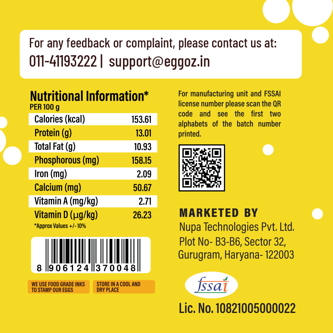 Eggoz Nutrition White Eggs