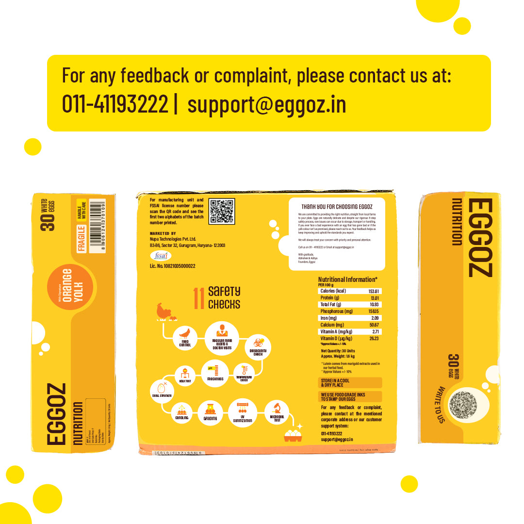 Eggoz Nutrition White Eggs