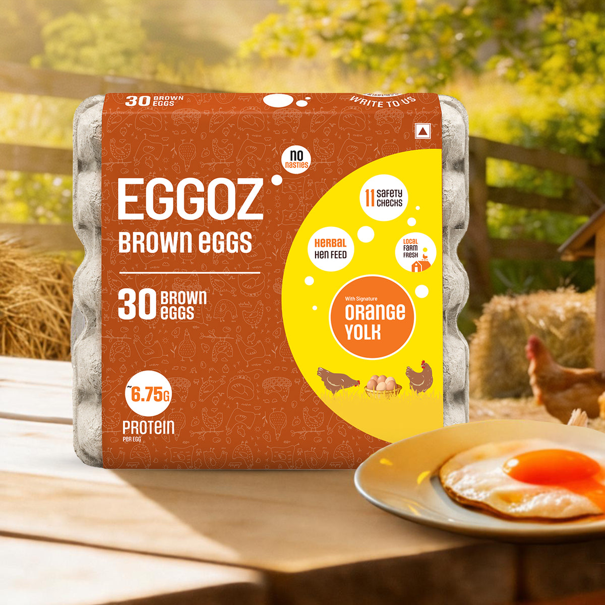 Nutrition Brown Eggs
