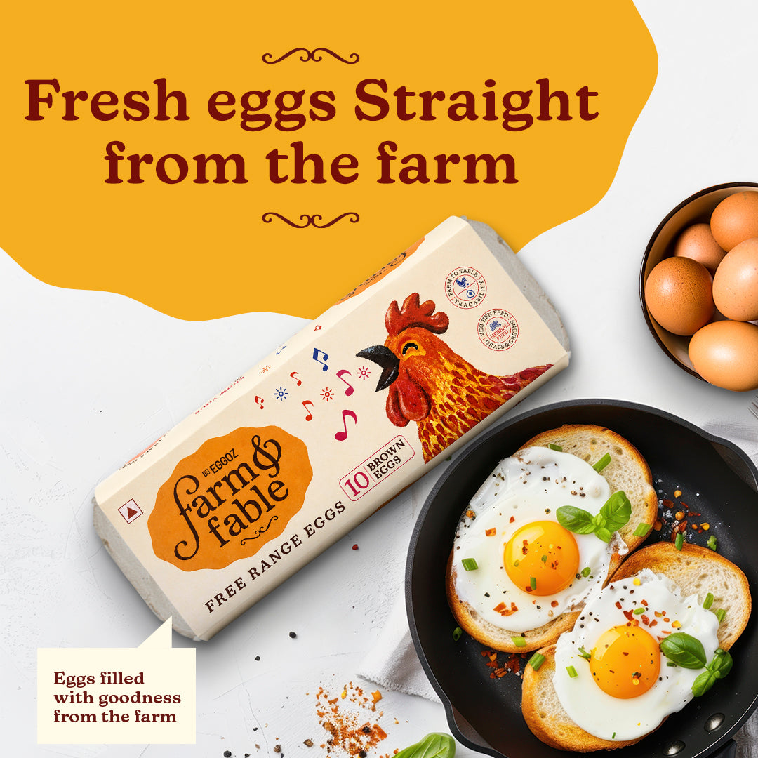 Farm & Fable Free Range Brown Eggs