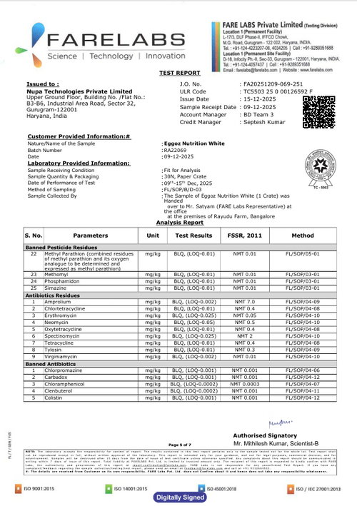 White Eggs Dec'25-Report 14