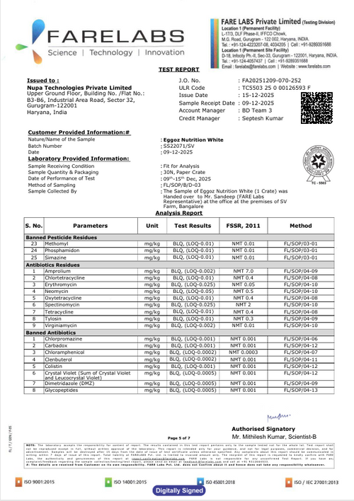 White Eggs Dec'25-Report 15
