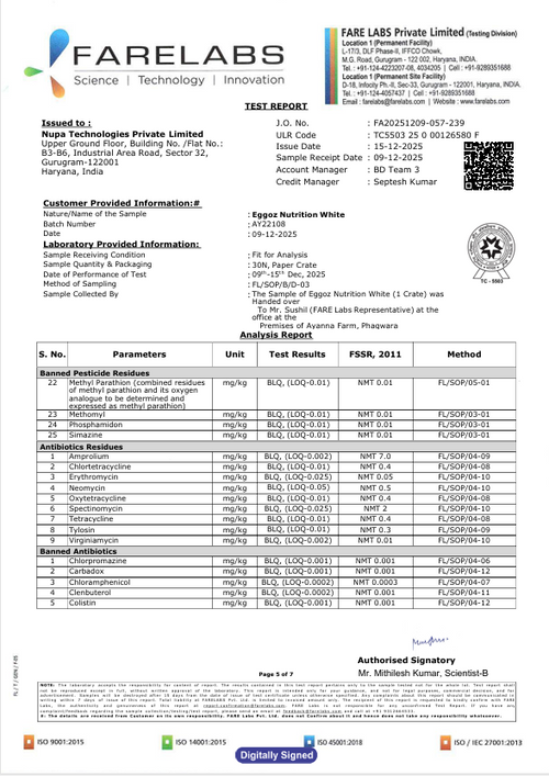 White Eggs Dec'25-Report 5