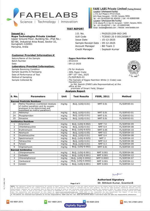White Eggs Dec'25-Report 9