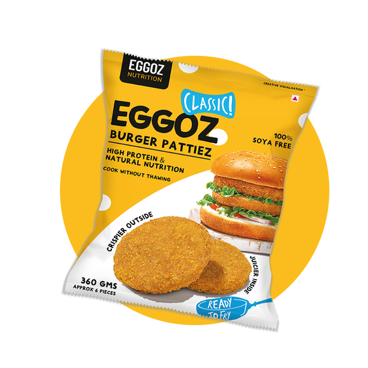 Eggoz Classic Burger Patties